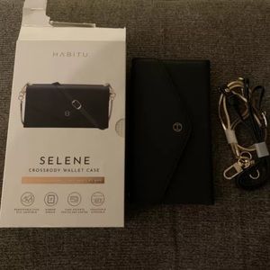 HABITU Selene Crossbody Wallet Magnetic Case Mirror iPhone 11 Pro Max / XS Max.